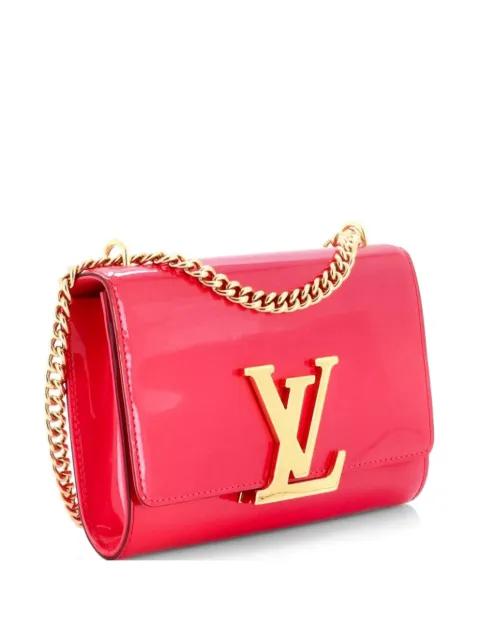 Chain Louise Clutch Patent MM crossbody bag by LOUIS VUITTON 