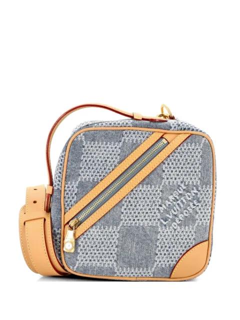 Chess Messenger Bag Damier 3D Denim crossbody bag by LOUIS VUITTON 