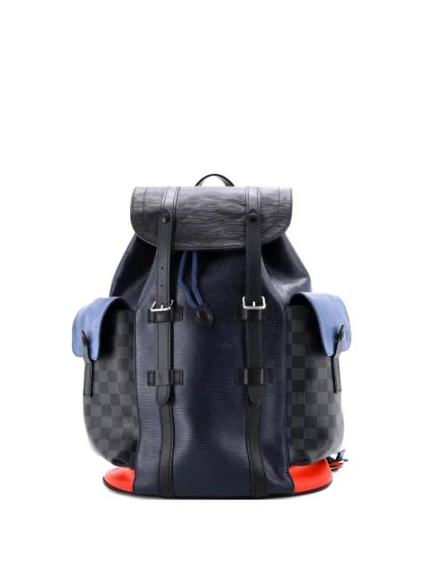 Christopher Epi Leather with Damier Graphite PM backpack by LOUIS VUITTON Christopher Epi Leather with Damier Graphite PM backpack by LOUIS VUITTON
