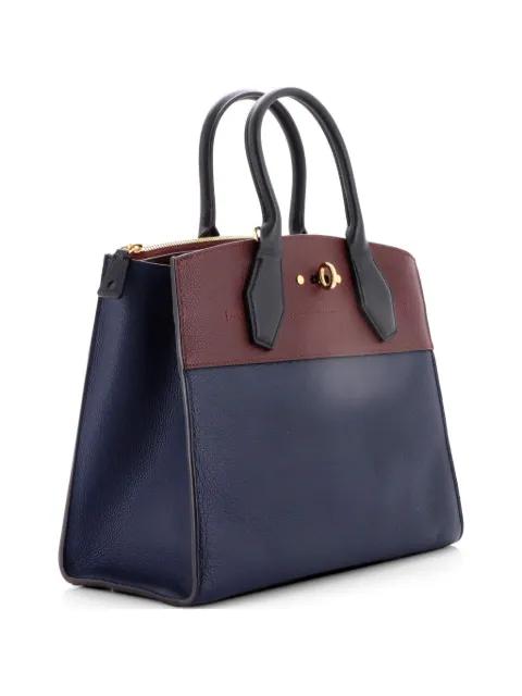 City Steamer Handbag Leather MM tote bag by LOUIS VUITTON 