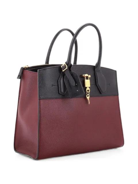 City Steamer Handbag Leather MM tote bag by LOUIS VUITTON 