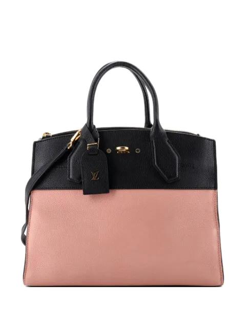 City Steamer Handbag Leather MM tote bag by LOUIS VUITTON 