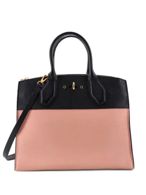 City Steamer Handbag Leather MM tote bag by LOUIS VUITTON 