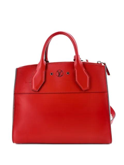 City Steamer Handbag Leather PM satchel by LOUIS VUITTON 