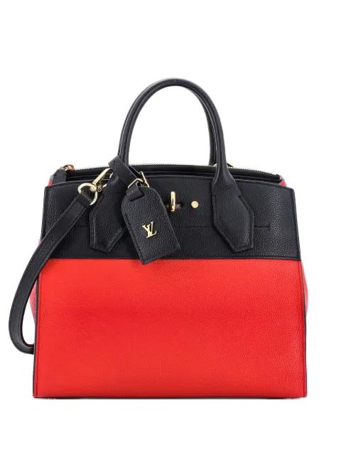 City Steamer Handbag Leather PM satchel by LOUIS VUITTON 