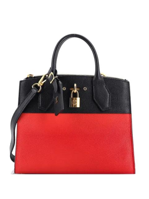 City Steamer Handbag Leather PM satchel by LOUIS VUITTON 