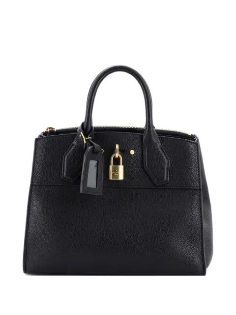 City Steamer Handbag Leather PM satchel by LOUIS VUITTON 