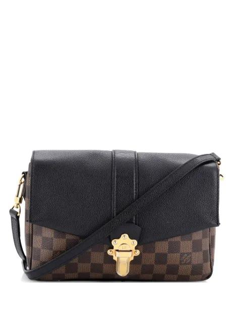 Clapton Handbag Damier and Leather PM crossbody bag by LOUIS VUITTON 