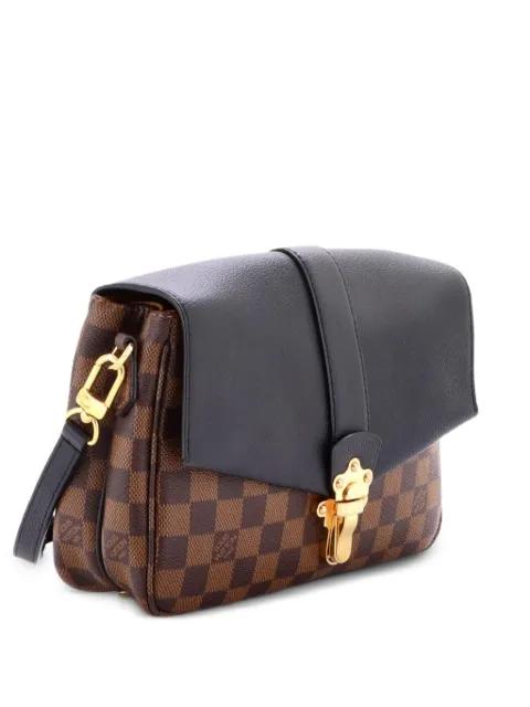 Clapton Handbag Damier and Leather PM crossbody bag by LOUIS VUITTON 