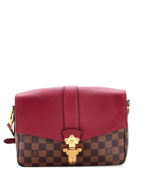 Clapton Handbag Damier and Leather PM crossbody bag by LOUIS VUITTON 