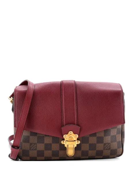Clapton Handbag Damier and Leather PM crossbody bag by LOUIS VUITTON 