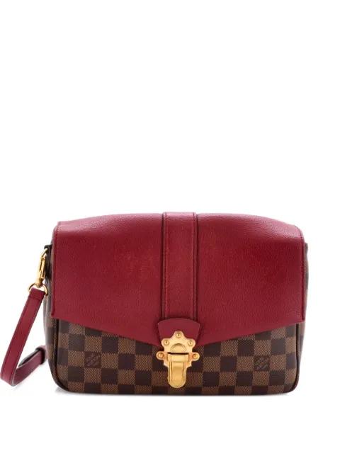 Clapton Handbag Damier and Leather PM crossbody bag by LOUIS VUITTON 