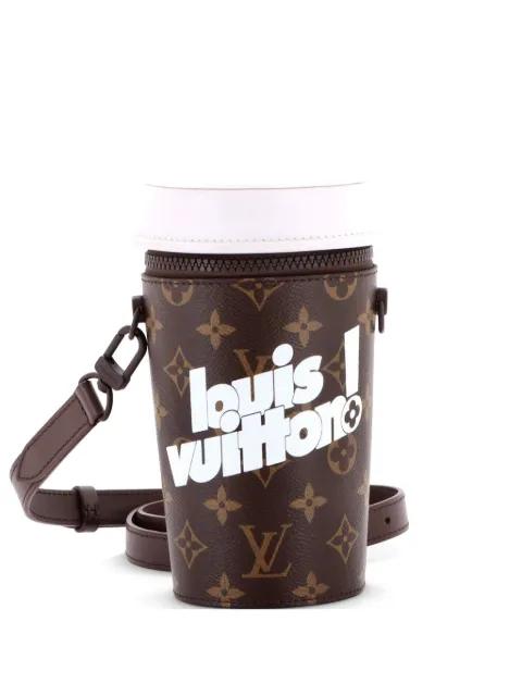 Coffee Cup Convertible Pouch Everyday Signature Vintage Monogram Canvas crossbody bag by LOUIS VUITTON 