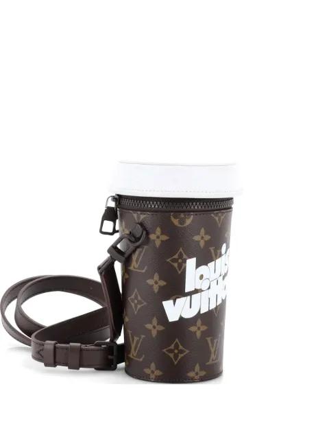 Coffee Cup Convertible Pouch Everyday Signature Vintage Monogram Canvas crossbody bag by LOUIS VUITTON 