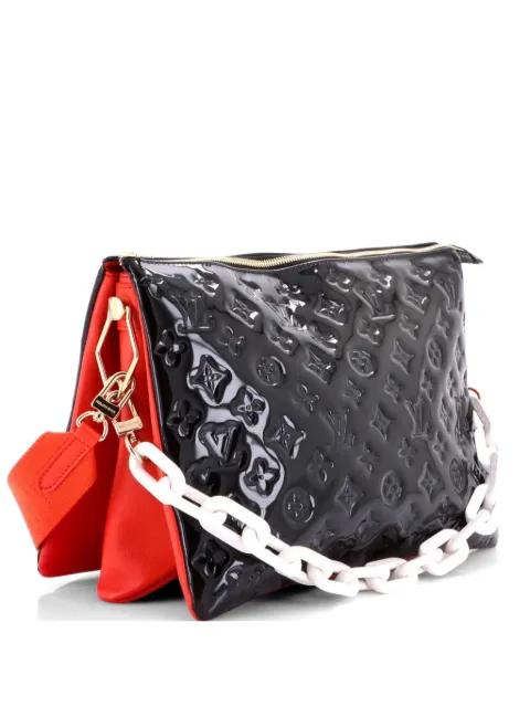 Coussin Bag Monogram Embossed Patent MM shoulder bag by LOUIS VUITTON 