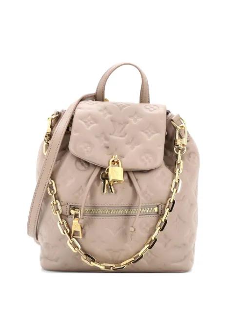 Coussin Monogram Embossed Lambskin PM backpack by LOUIS VUITTON 