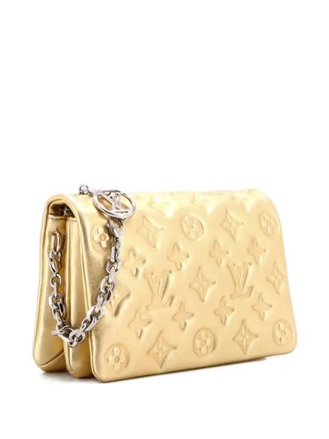 Coussin Pochette Monogram Embossed Lambskin crossbody bag by LOUIS VUITTON Coussin Pochette Monogram Embossed Lambskin crossbody bag by LOUIS VUITTON
