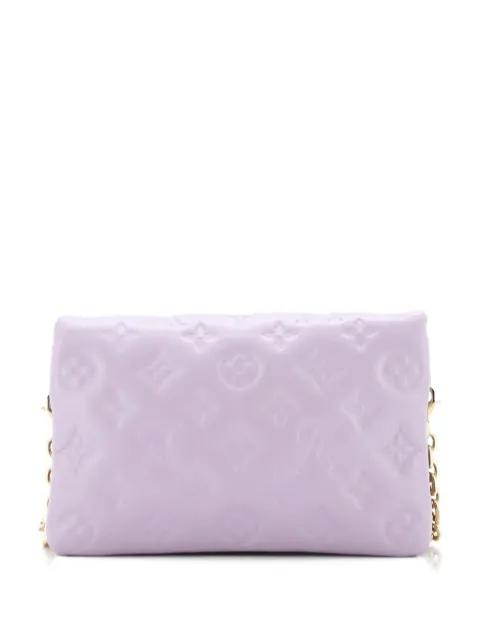 Coussin Pochette Monogram Embossed Lambskin crossbody bag by LOUIS VUITTON 