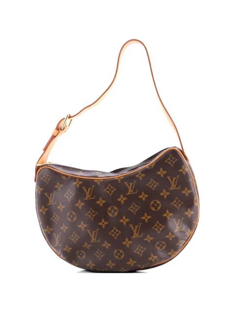 Croissant Handbag Monogram Canvas PM hobo bag by LOUIS VUITTON 