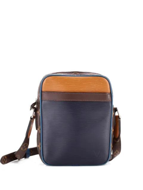 Danube Handbag Epi Leather with Monogram Canvas Slim crossbody bag by LOUIS VUITTON 
