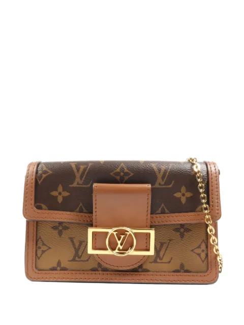 Dauphine Monogram Reverse canvas shoulder bag by LOUIS VUITTON 