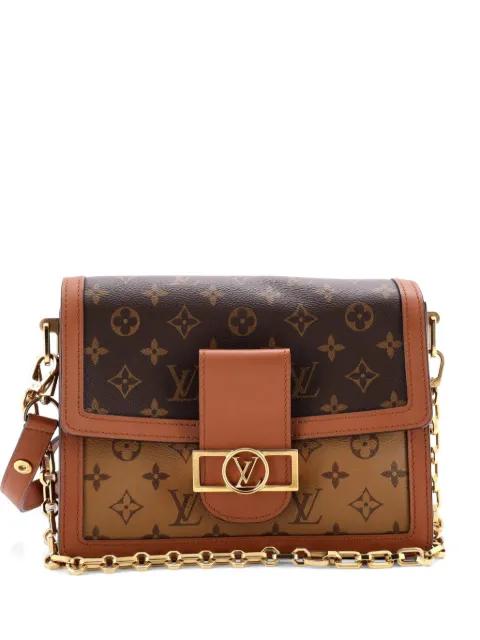 Dauphine Reverse Monogram Canvas MM shoulder bag by LOUIS VUITTON 