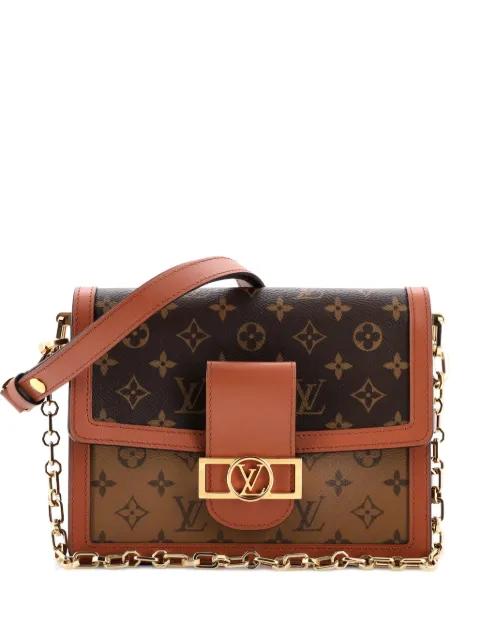 Dauphine Reverse Monogram Canvas MM shoulder bag by LOUIS VUITTON 