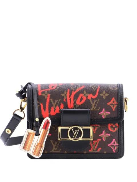 Dauphine Shoulder Bag Limited Edition Fall in Love Monogram Canvas Mini crossbody bag by LOUIS VUITTON 
