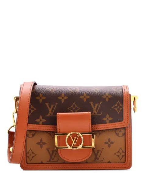 Dauphine Shoulder Bag Reverse Monogram Canvas Mini crossbody bag by LOUIS VUITTON 