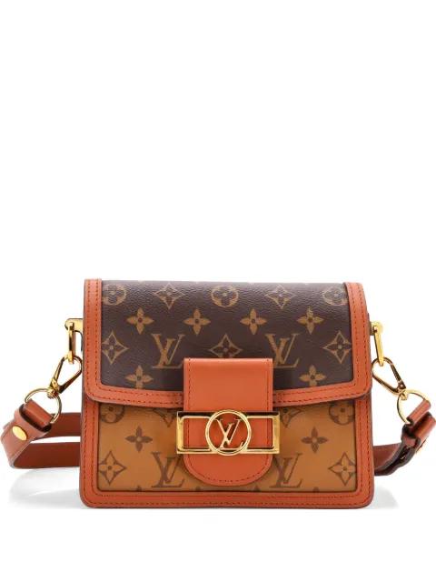 Dauphine Shoulder Bag Reverse Monogram Canvas Mini crossbody bag by LOUIS VUITTON 