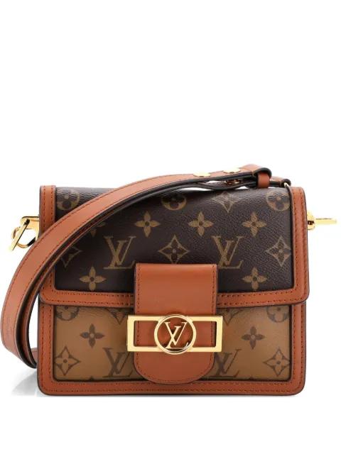 Dauphine Shoulder Bag Reverse Monogram Canvas Mini crossbody bag by LOUIS VUITTON 