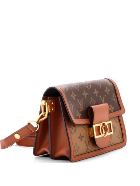 Dauphine Shoulder Bag Reverse Monogram Canvas Mini crossbody bag by LOUIS VUITTON 