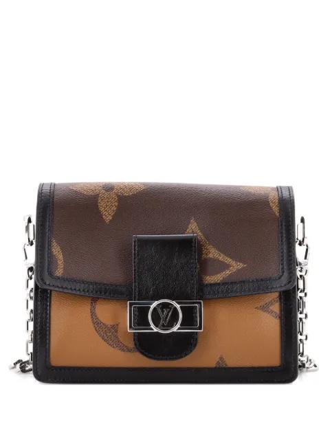 Dauphine Shoulder Bag Reverse Monogram Giant MM crossbody bag by LOUIS VUITTON 