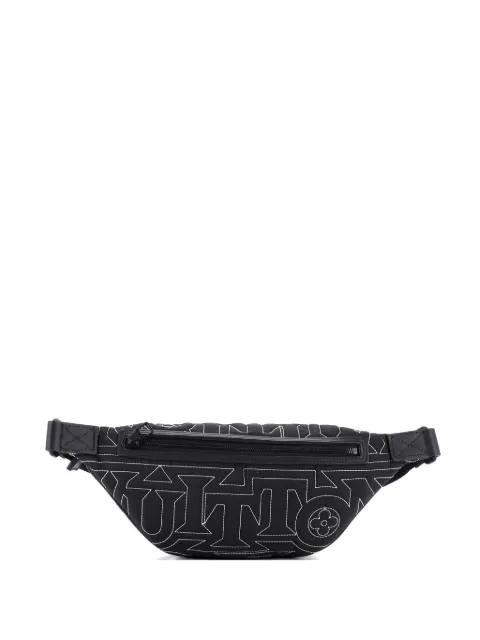 Discovery Bumbag Limited Edition Snow Capsule Embroidered Monogram Nylon belt bag by LOUIS VUITTON 