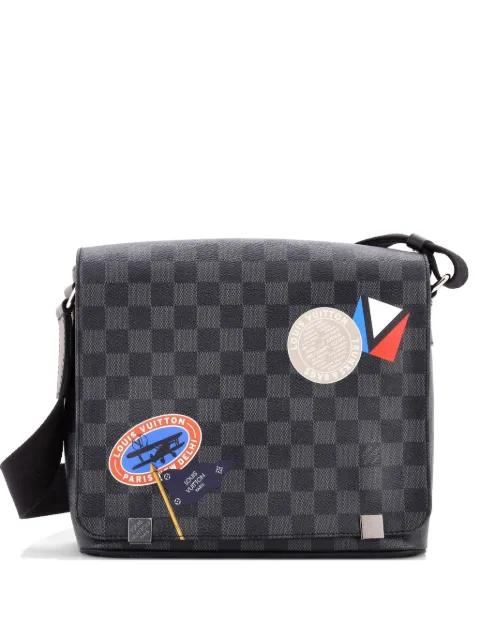 District Messenger Bag Limited Edition Damier Graphite LV League PM crossbody bag by LOUIS VUITTON 
