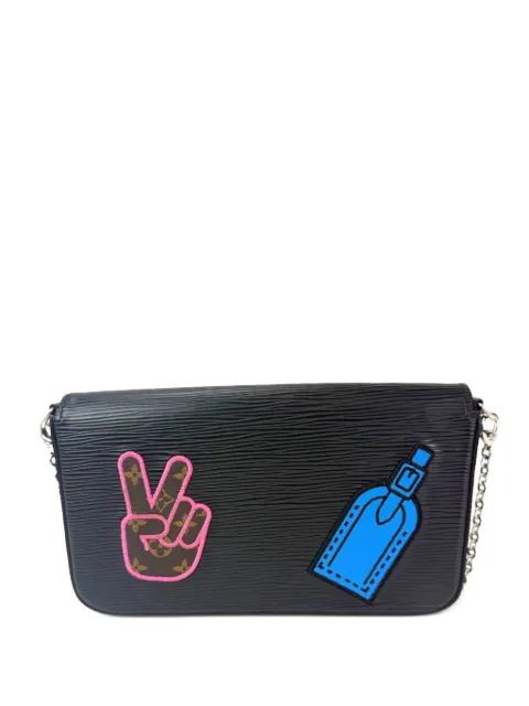 Félicie patchwork chain-strap clutch bag by LOUIS VUITTON 