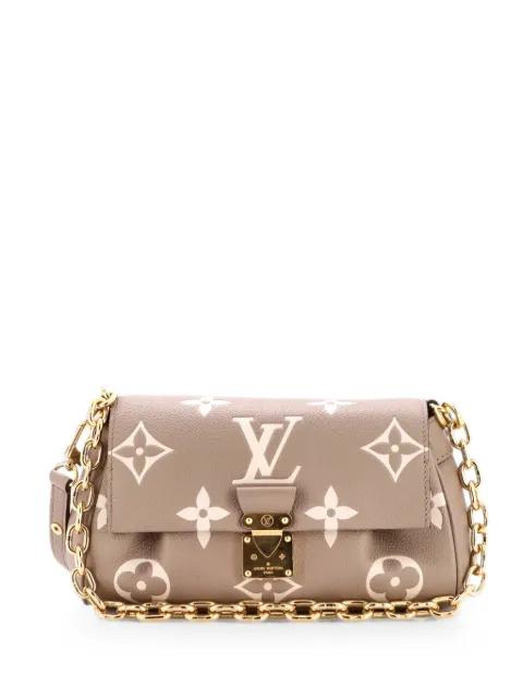 Favorite NM Handbag Bicolor Monogram Empreinte Giant shoulder bag by LOUIS VUITTON 