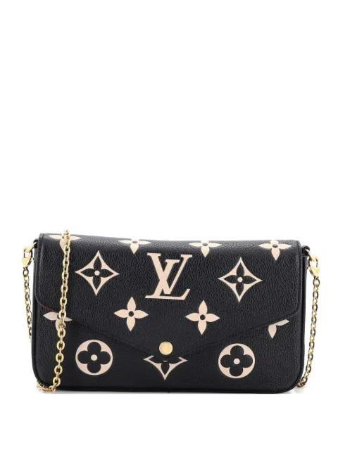 Felicie Pochette Bicolor Monogram Empreinte Giant crossbody bag by LOUIS VUITTON 
