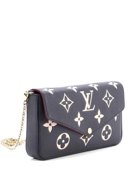 Felicie Pochette Bicolor Monogram Empreinte Giant crossbody bag by LOUIS VUITTON 