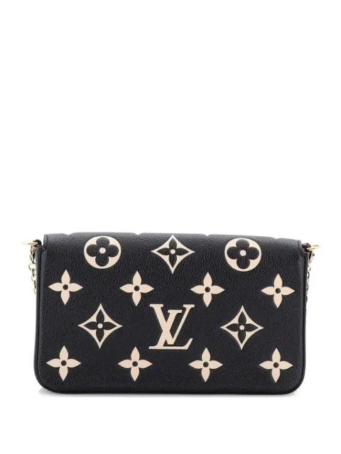 Felicie Pochette Bicolor Monogram Empreinte Giant crossbody bag by LOUIS VUITTON 