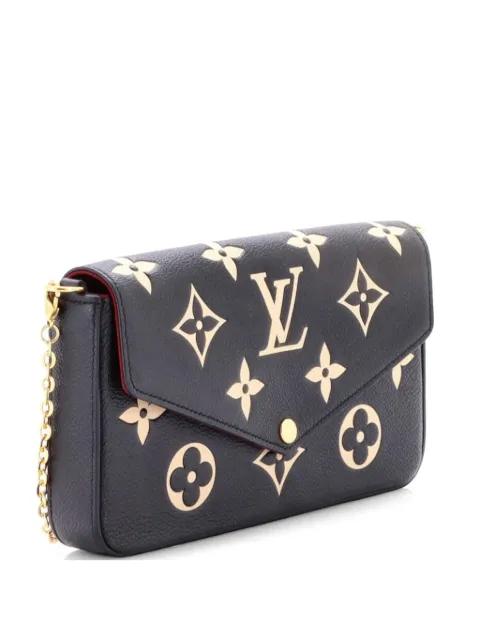 Felicie Pochette Bicolor Monogram Empreinte Giant crossbody bag by LOUIS VUITTON 