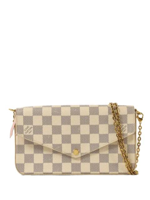Felicie Pochette Damier Azur canvas shoulder bag by LOUIS VUITTON 