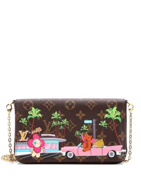 Felicie Pochette Limited Edition Vivienne Xmas Monogram Canvas crossbody bag by LOUIS VUITTON 