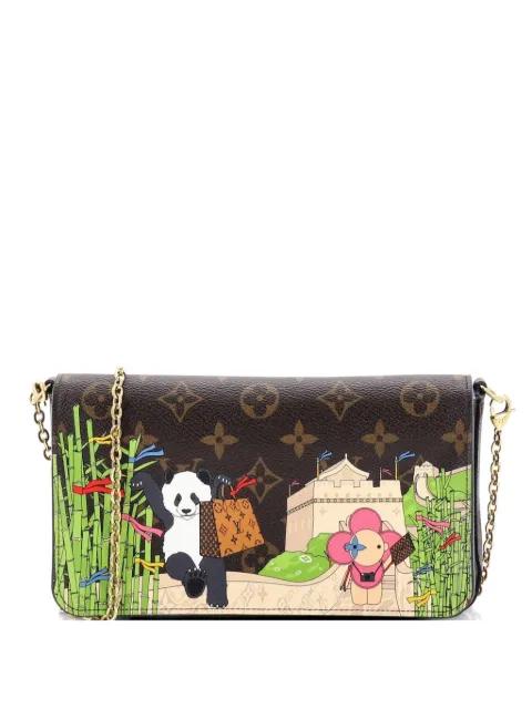 Felicie Pochette Limited Edition Vivienne Xmas Monogram Canvas crossbody bag by LOUIS VUITTON 