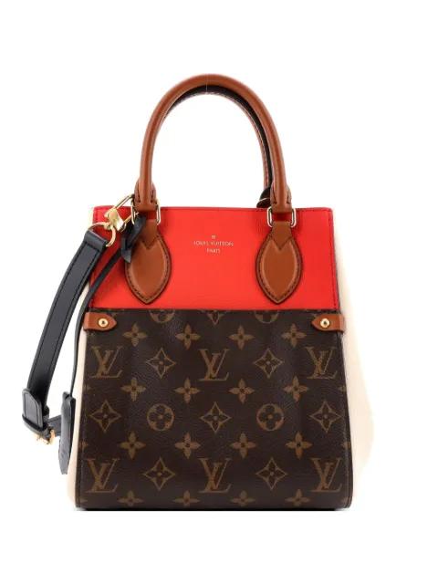 Fold Tote Monogram Canvas and Leather PM satchel by LOUIS VUITTON 