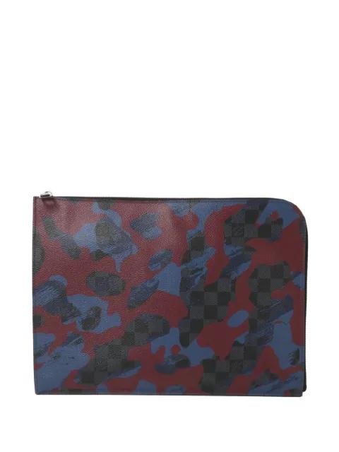 GM Pochette Jour Damier Graphite clutch bag by LOUIS VUITTON 