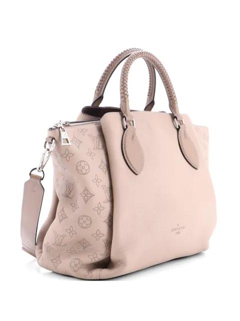 Haumea Handbag Mahina Leather satchel by LOUIS VUITTON 