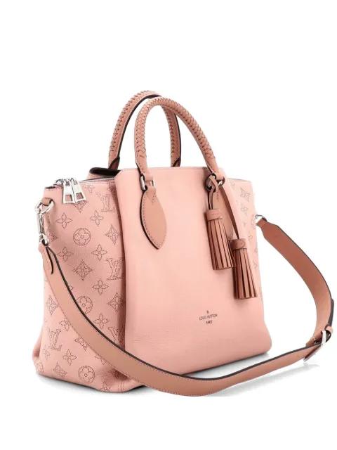 Haumea Handbag Mahina Leather satchel by LOUIS VUITTON 