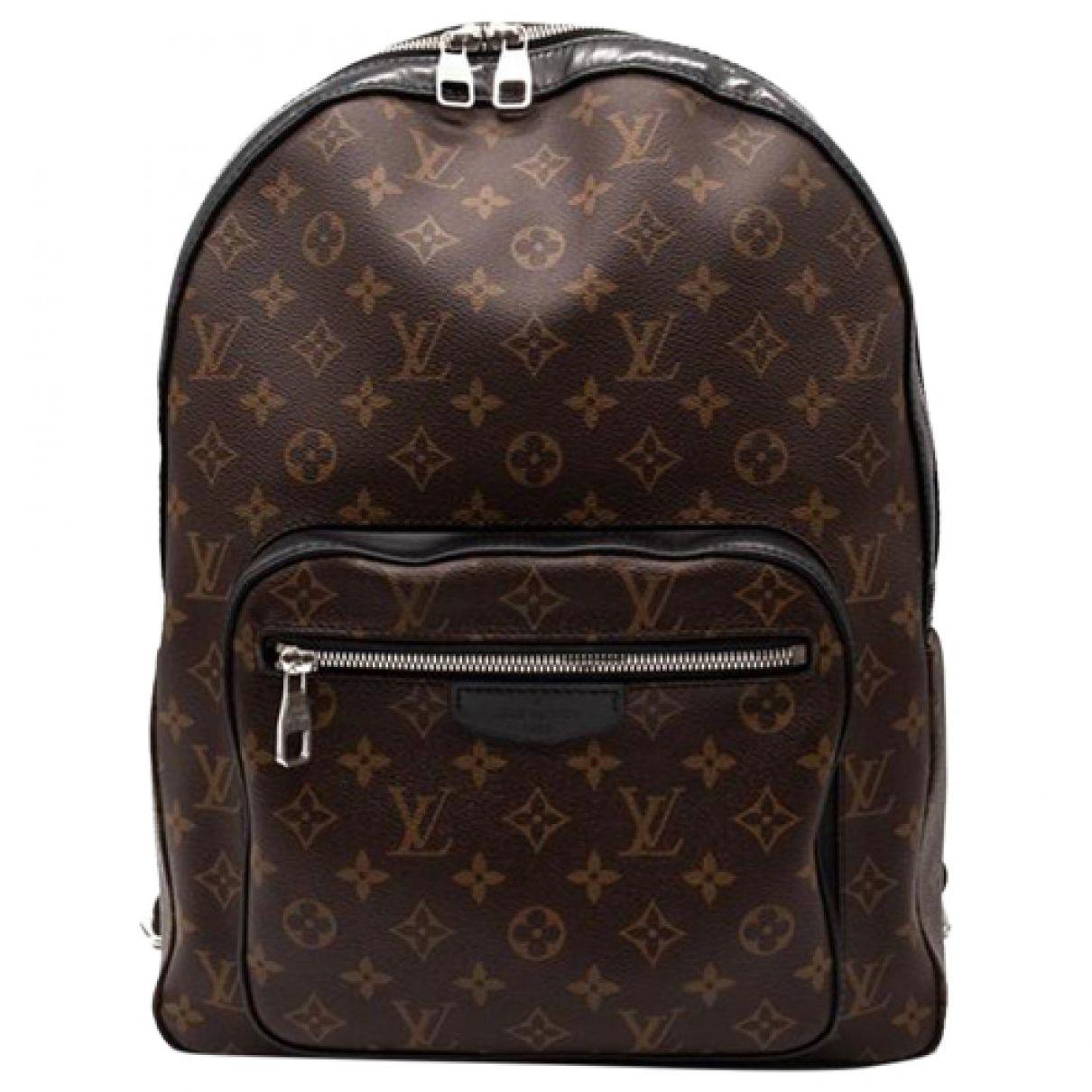 Louis Vuitton Monogram Macassar Canvas and Leather Josh Backpack