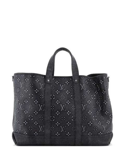 Journey Faded Monogram Debossed Leather tote bag by LOUIS VUITTON 